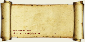 Isidora Sorak vizit kartica